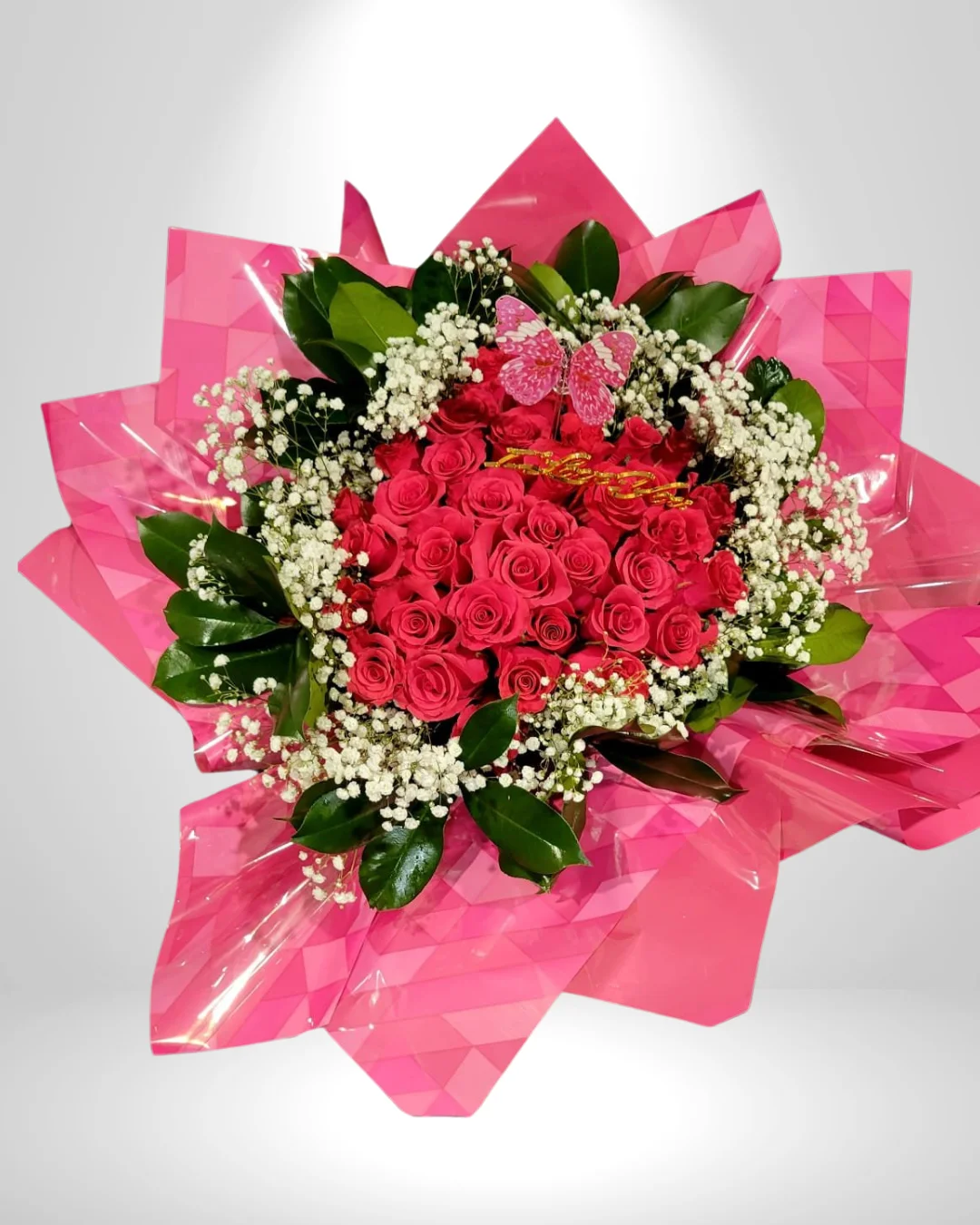 9 buchón classic gold 24 rosas